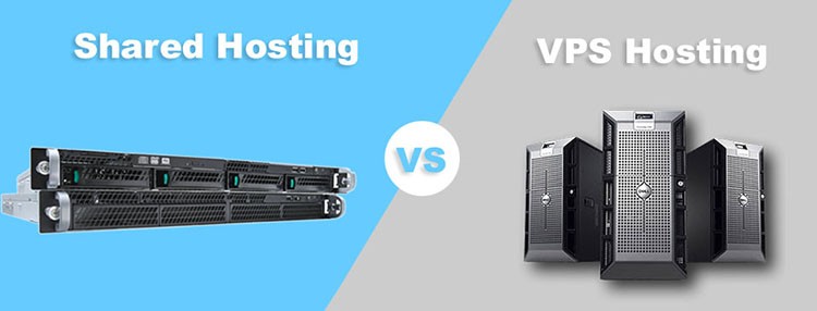 shared hosting vs vps hosting