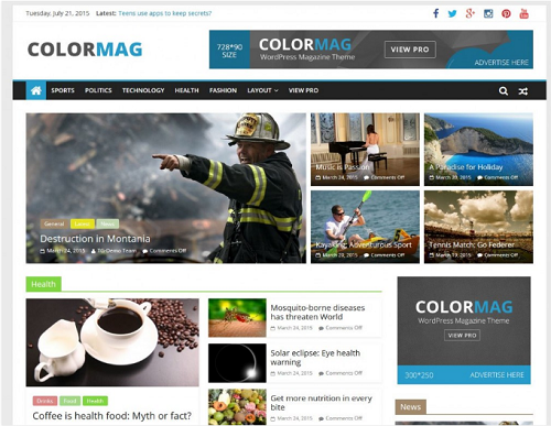 colormag wordpress theme