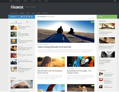 Hueman wordpress theme