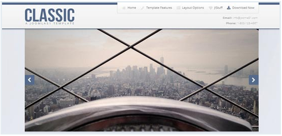 classic joomal template
